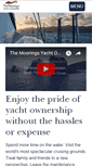 Mobile Screenshot of mooringsyachtownership.com